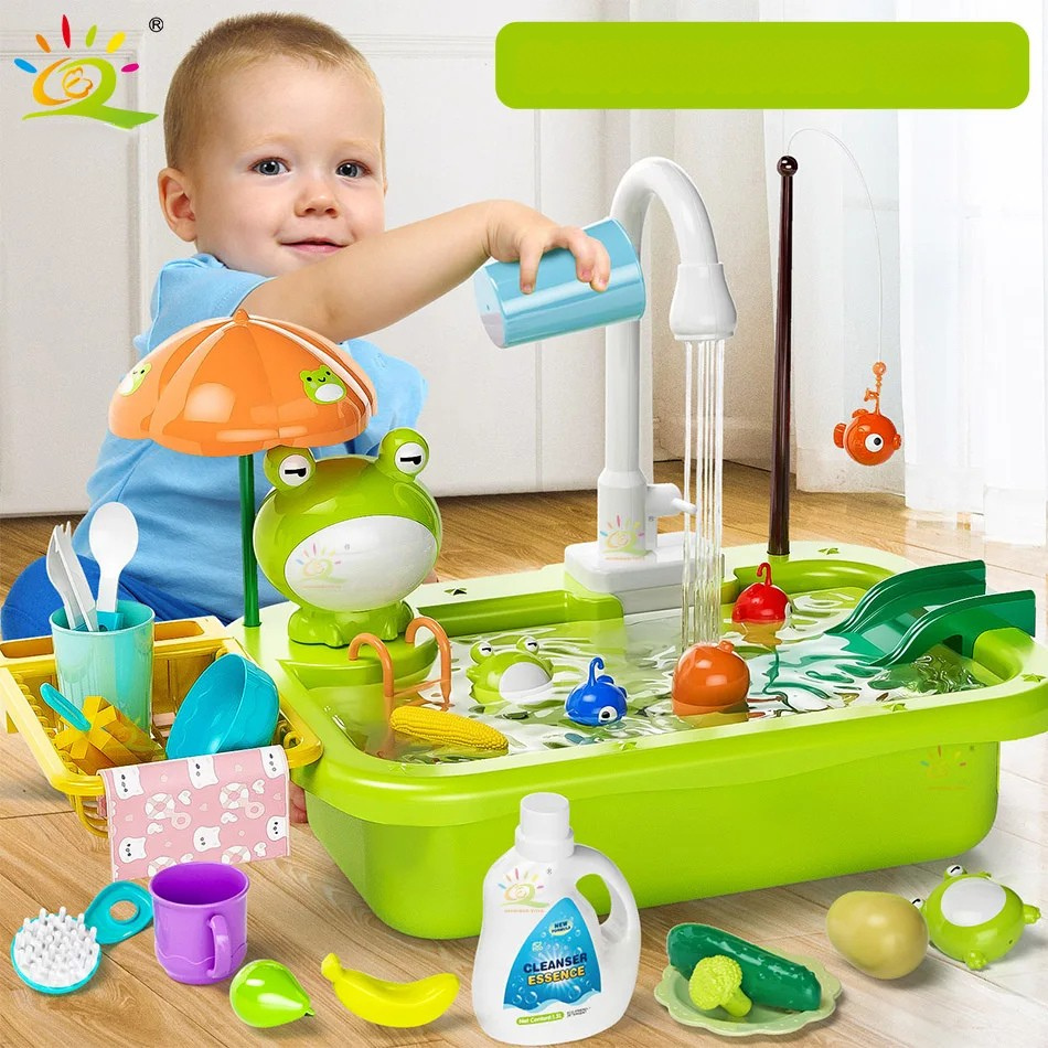 Pia de Brinquedo Infantil com Torneira Elétrica