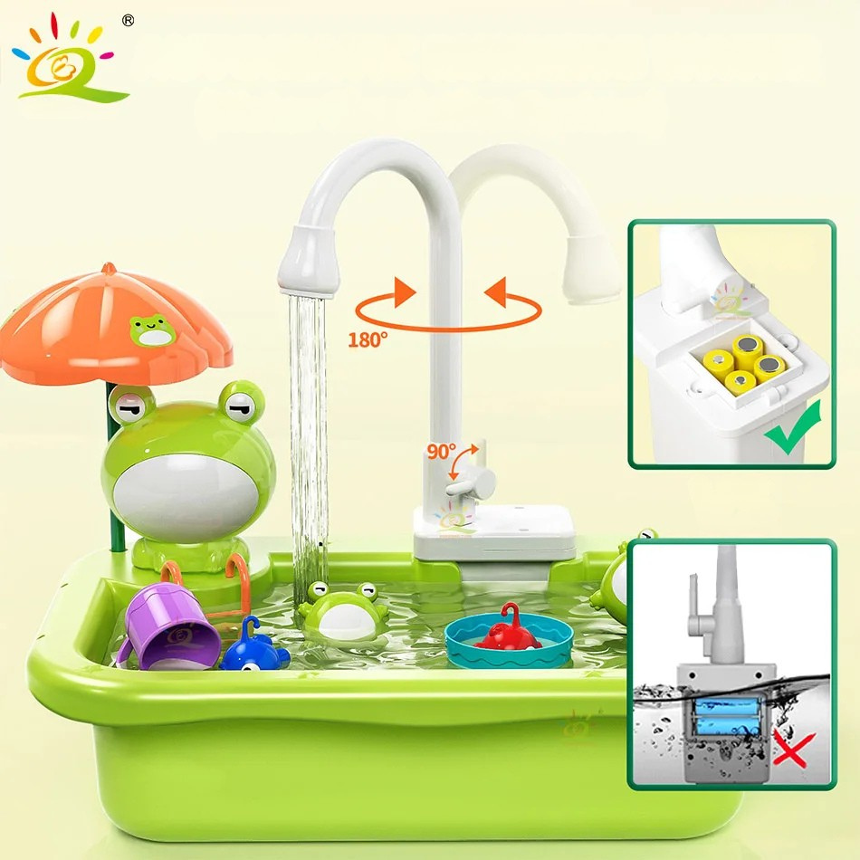 Pia de Brinquedo Infantil com Torneira Elétrica