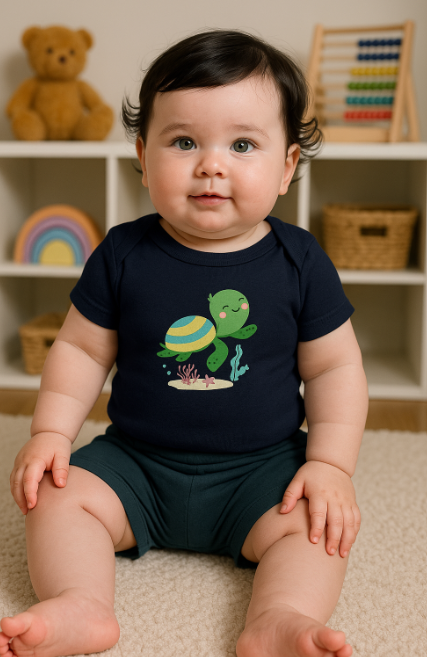 Conjunto Manga Curta - Tartaruga Marinha