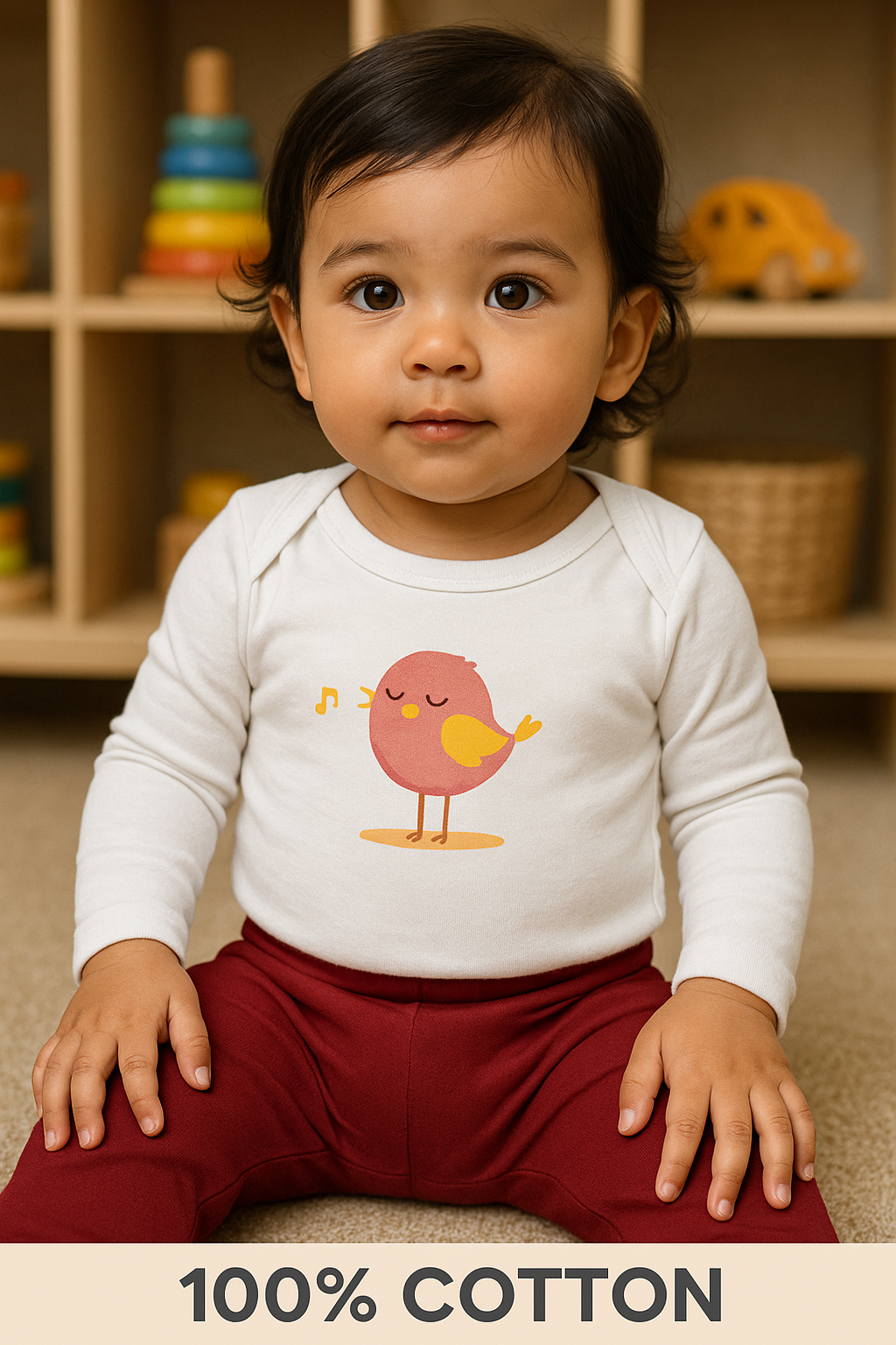 Conjunto Manga Longa - Passarinho Cantor