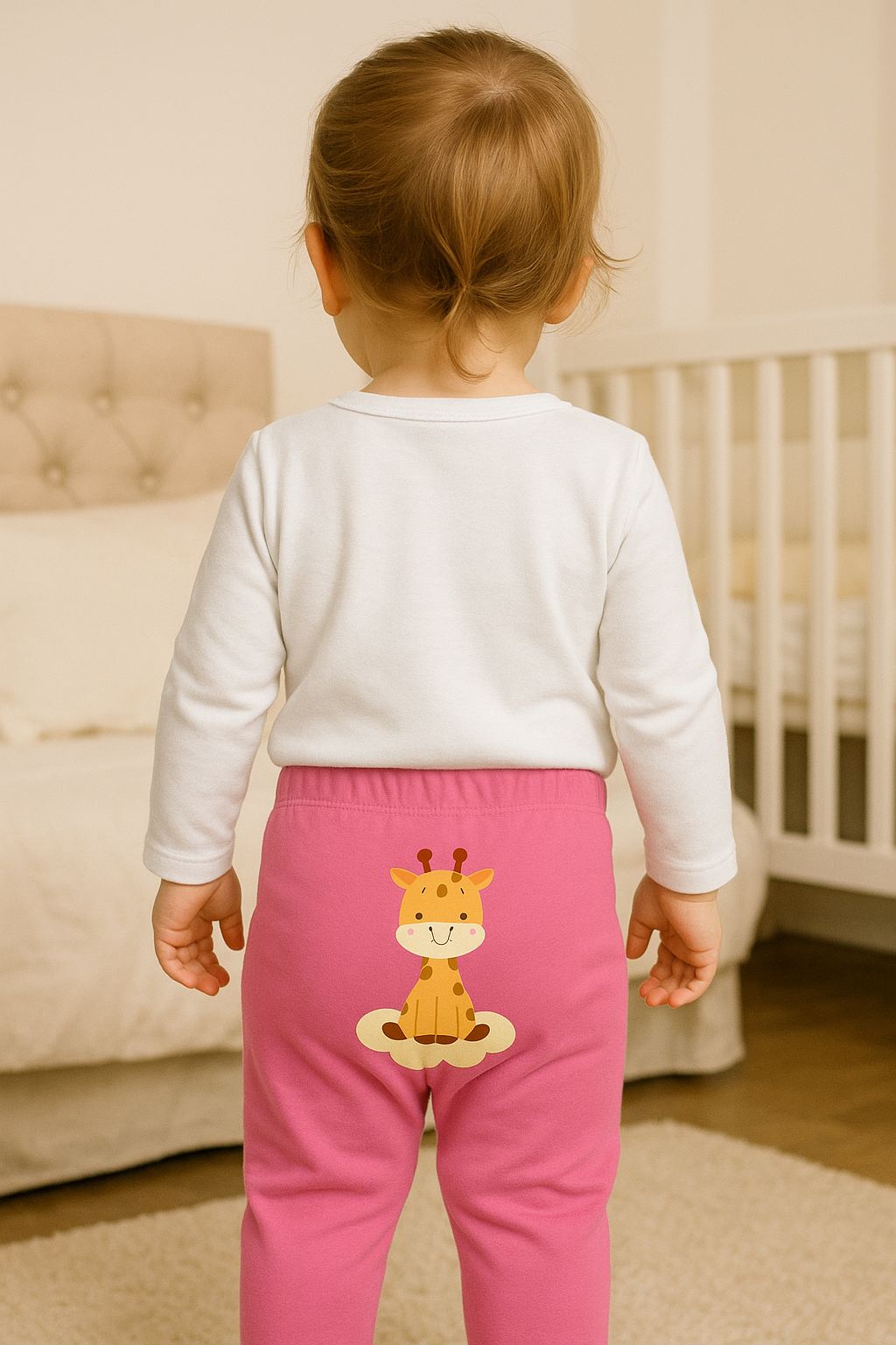 Conjunto Manga Longa - Girafinha nas Nuvens