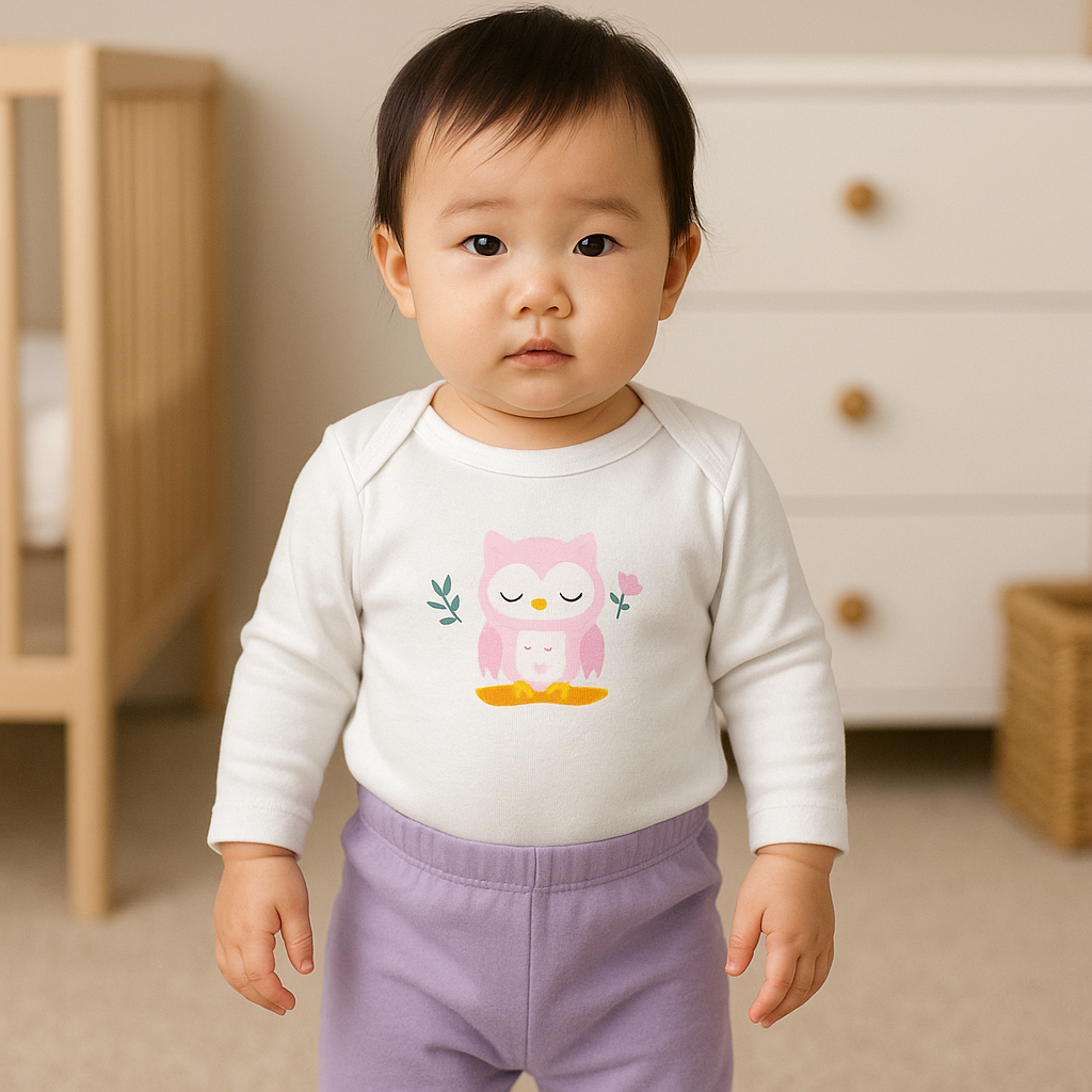 Conjunto Manga Longa - Coruja Encantada