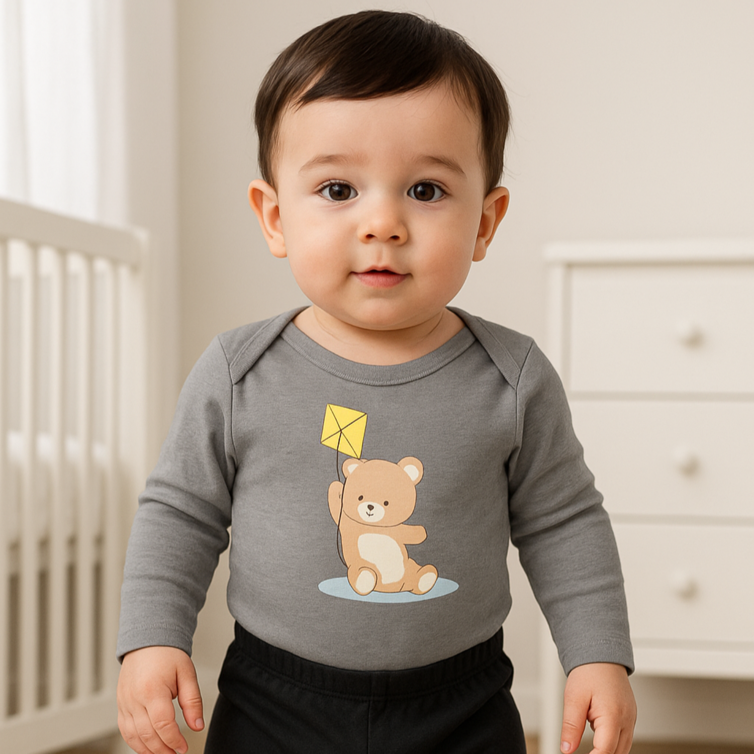 Conjunto Manga Longa - Urso Pipa