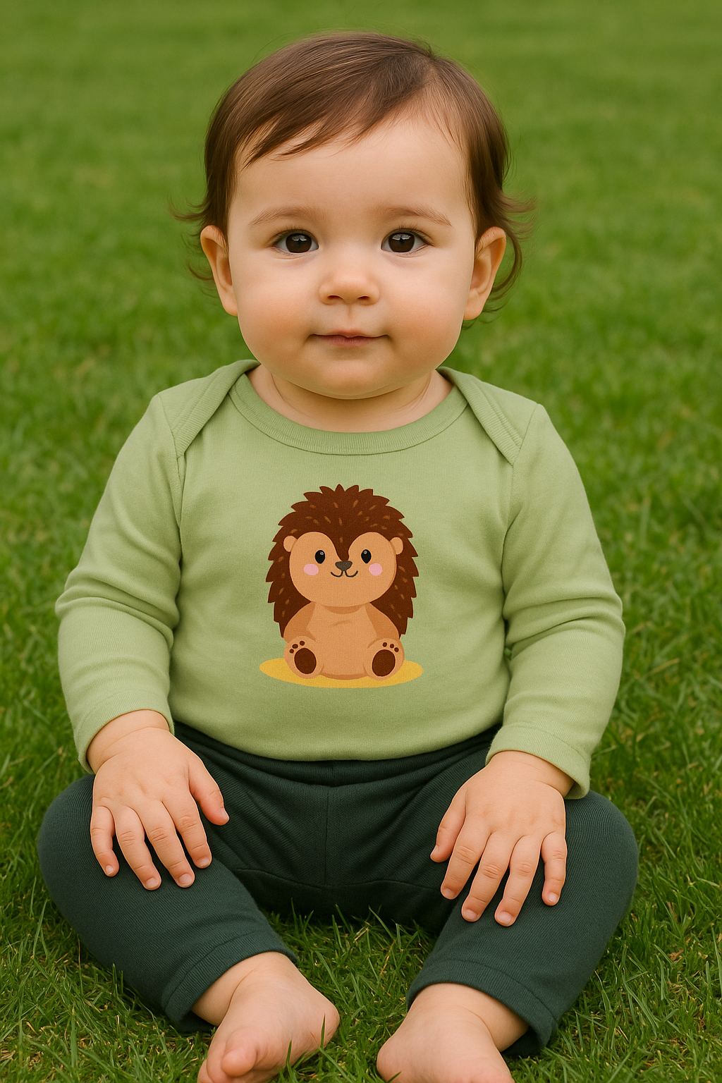 Conjunto Manga Longa - Porco Espinho Fofinho