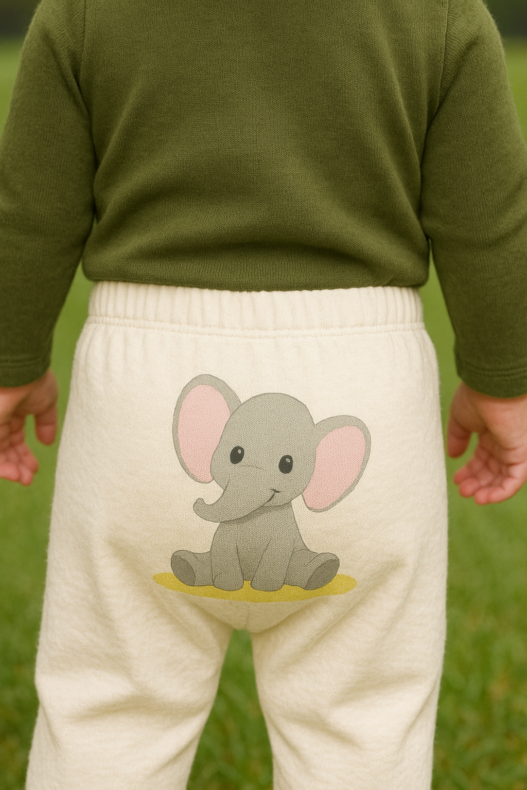 Conjunto Manga Longa - Elefante Bonzinho