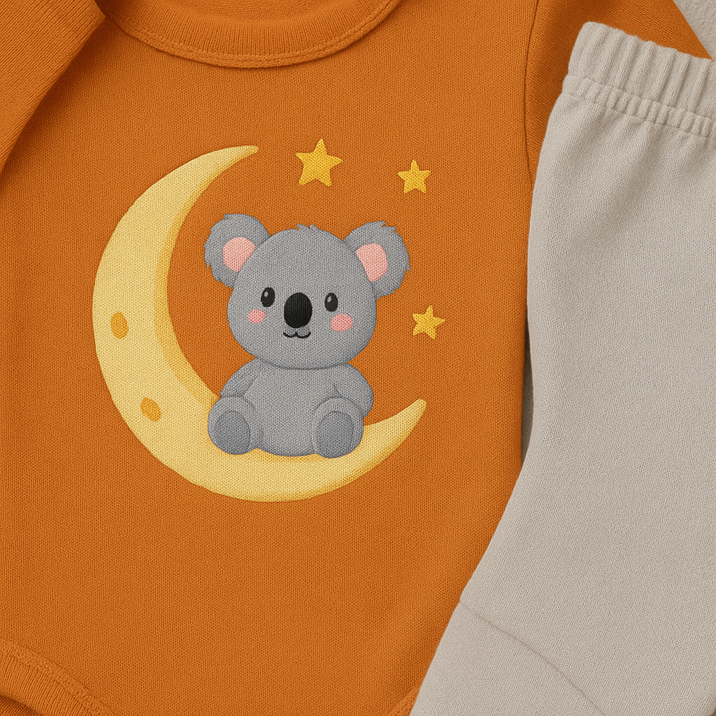 Conjunto Manga Longa - Coala Lunar