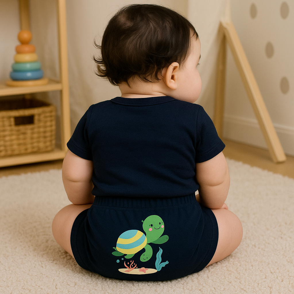 Conjunto Manga Curta - Tartaruga Marinha