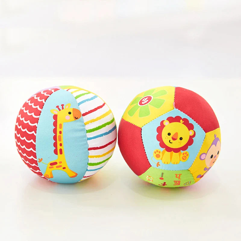 Bola Musical de Pelúcia para Bebê – Brinquedo Educativo com Sons e Estampas de Animais
