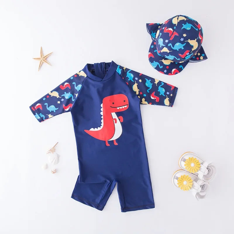 Macacão de Natação Infantil com Proteção UV