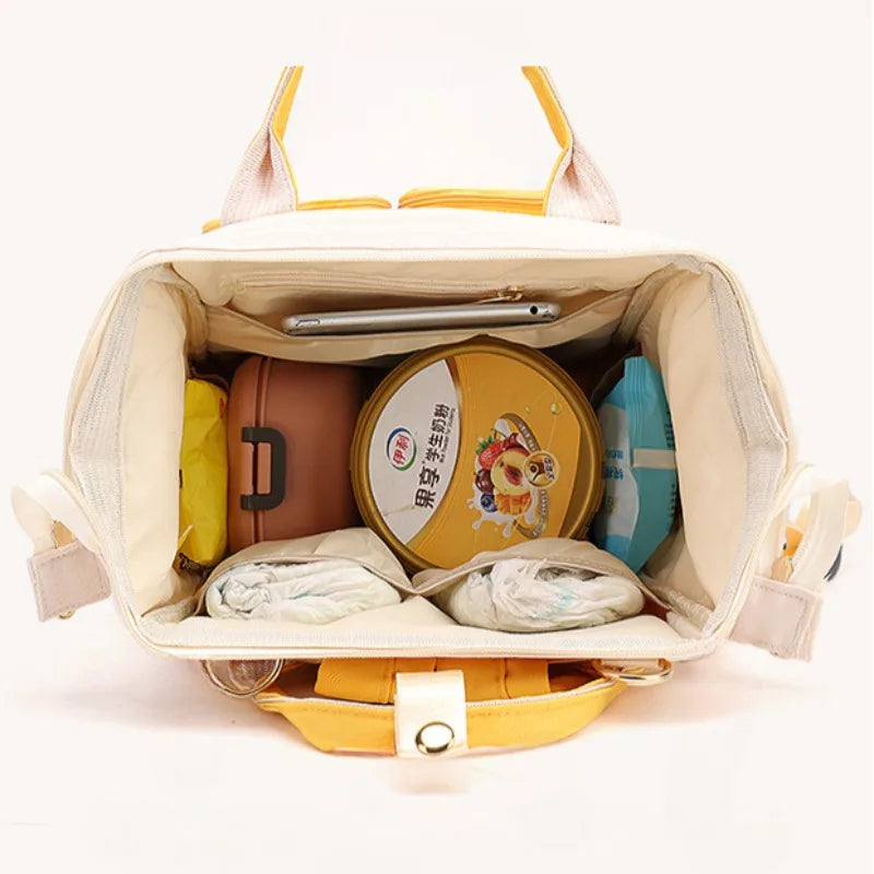 Mochila Maternidade Térmica Multifuncional para Mamãe e Bebê