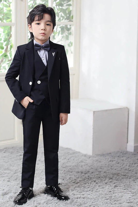 Terno Infantil Xadrez com Gravata Borboleta