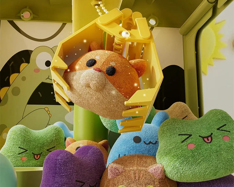 Máquina de Garras Dinossauro – Brinquedo Eletrônico com Música