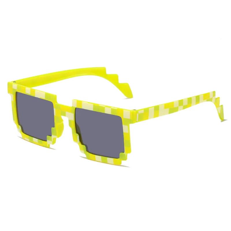 Óculos Infantis Estilo Pixel