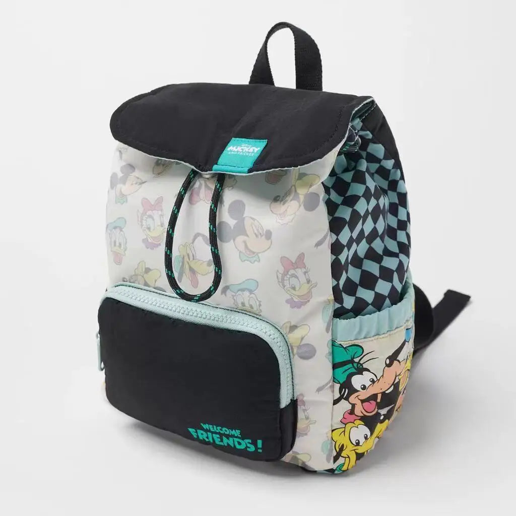 Mochila Infantil Disney de Cordão – Mochila Escolar de Luxo com Personagem Fofo