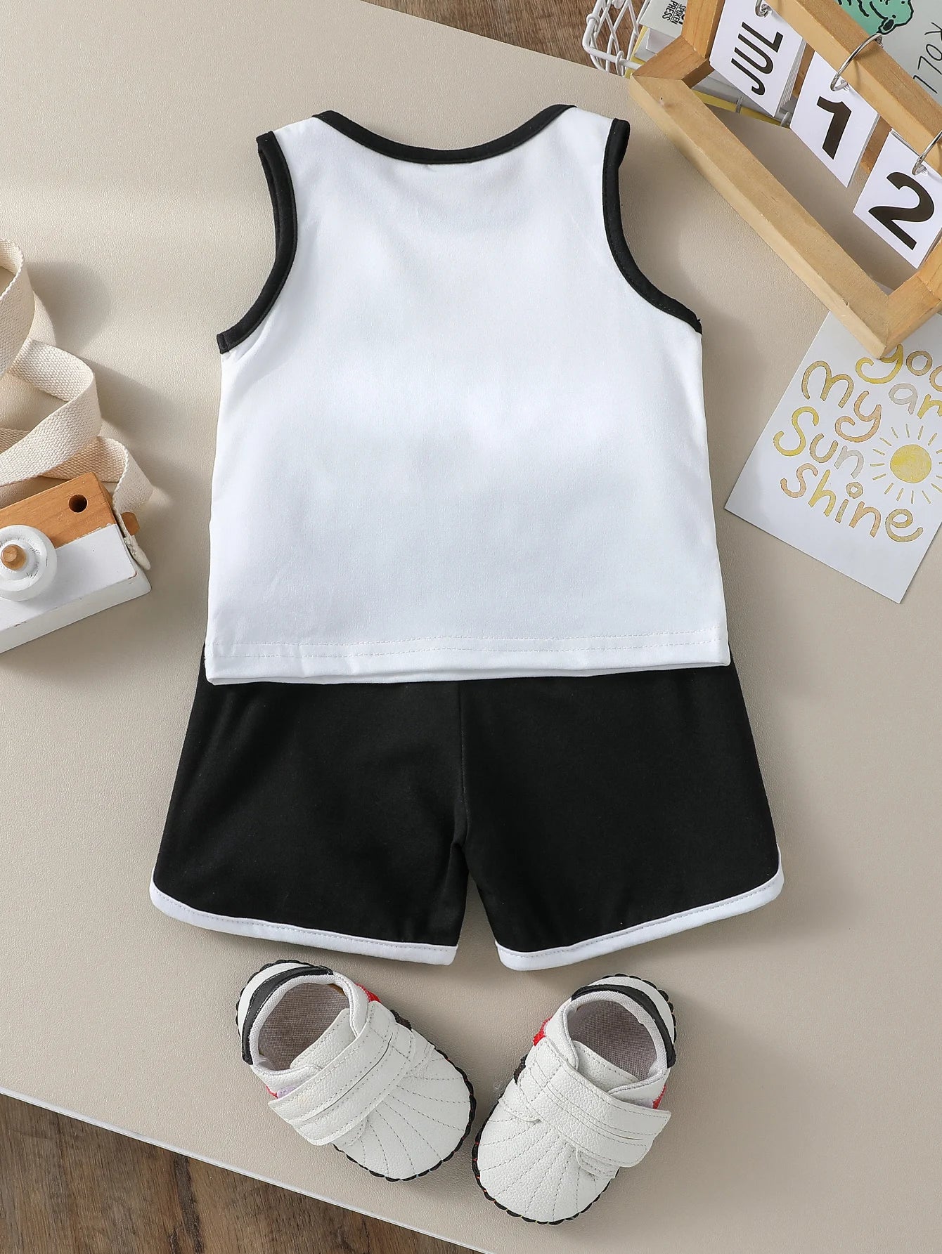 Conjunto Infantil Masculino de Verão – Regata e Shorts NY Estilo Esportivo