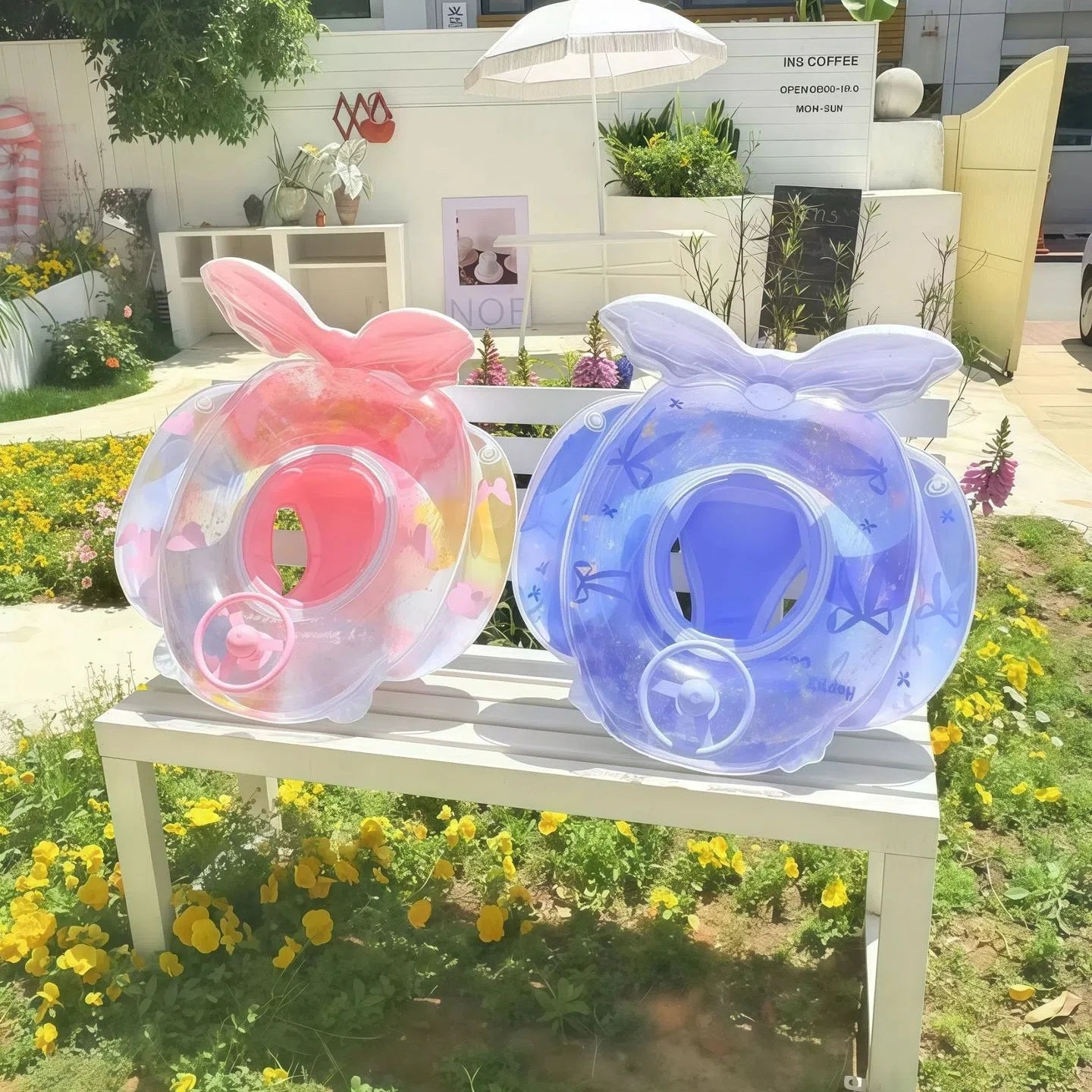 Boia Inflável Infantil Sereia com Assento