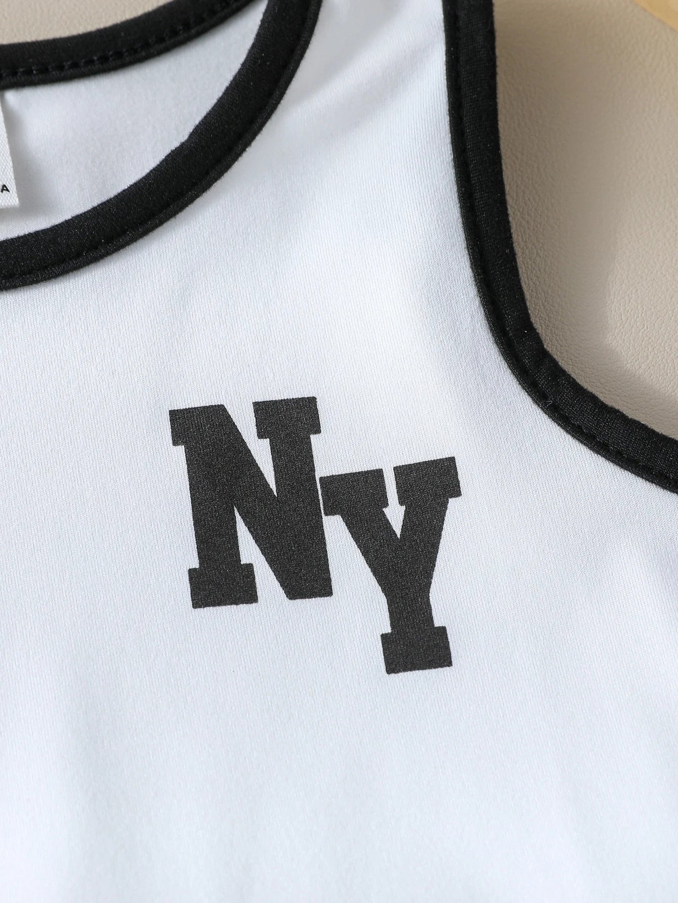 Conjunto Infantil Masculino de Verão – Regata e Shorts NY Estilo Esportivo