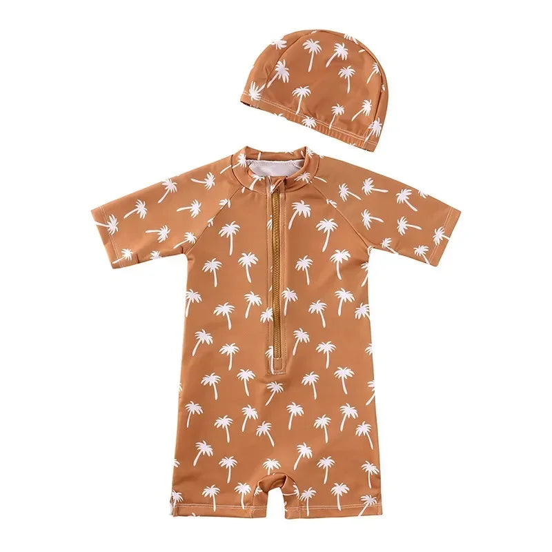 Maiô Infantil UV com Babados