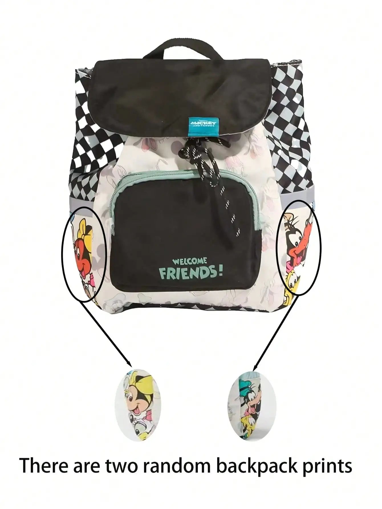 Mochila Feminina Disney Mickey & Minnie – Estampa Exclusiva e Design Versátil