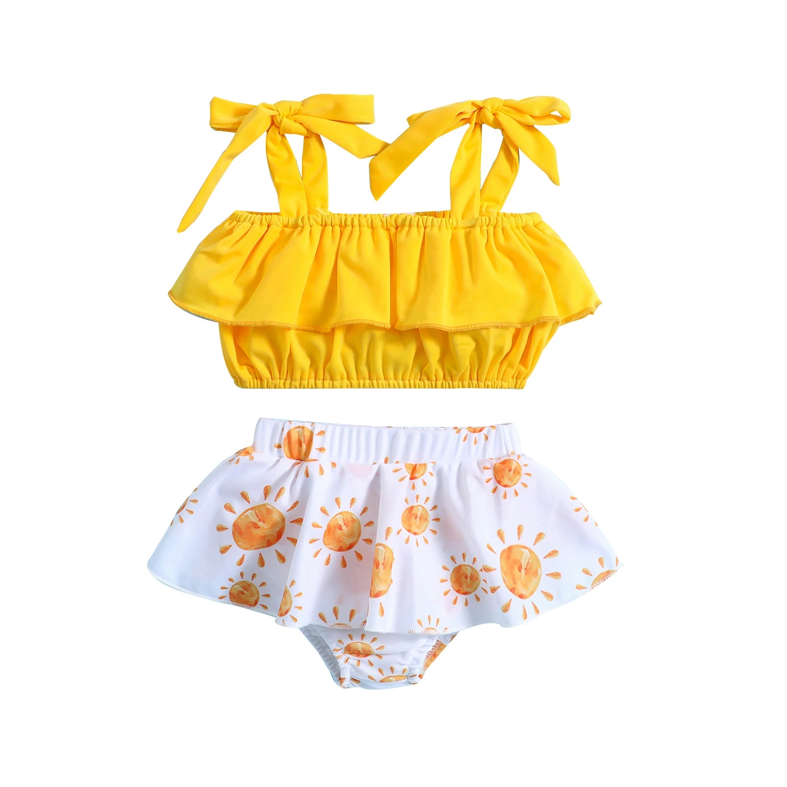 Conjunto Biquíni Infantil com Laços