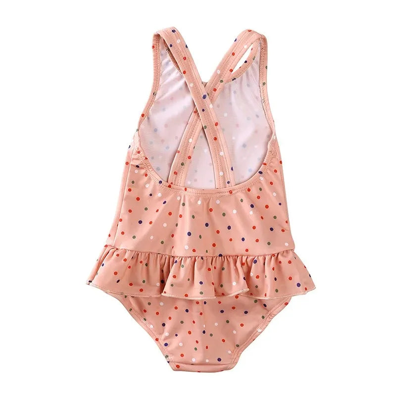 Maiô Infantil UV com Babados