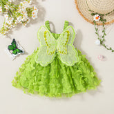 Vestido Princesa Bebê com Asas de Borboleta