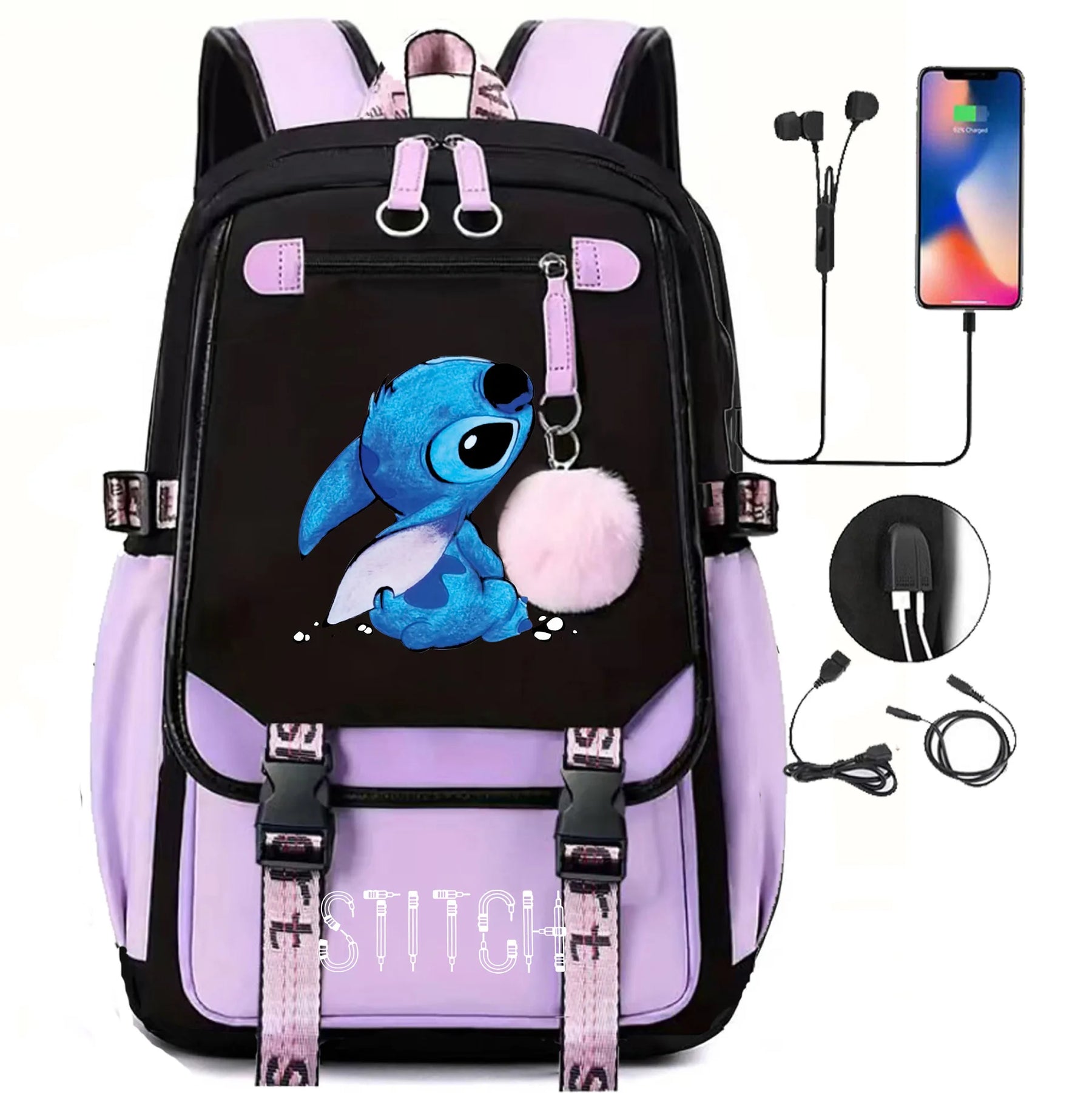 Mochila Infantil Disney Stitch