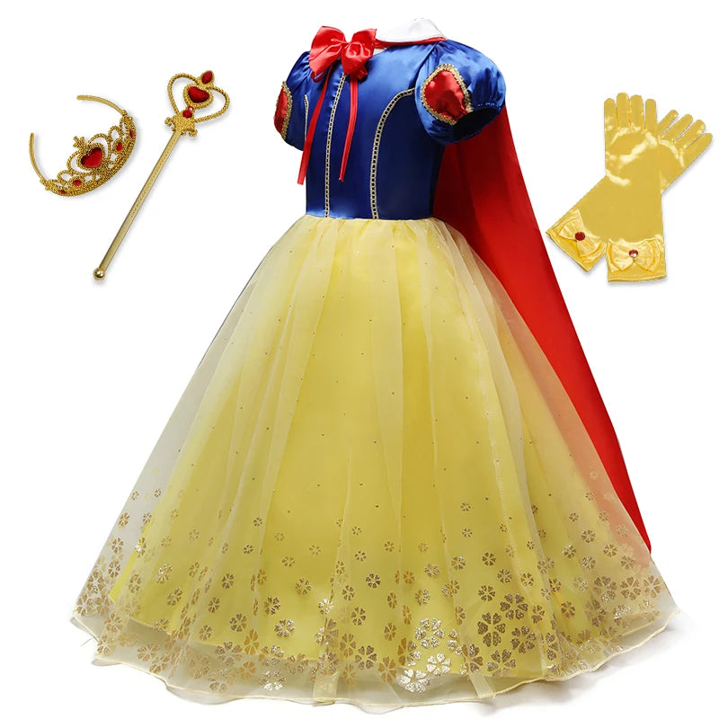 Vestido Princesa Branca de Neve – Infantil