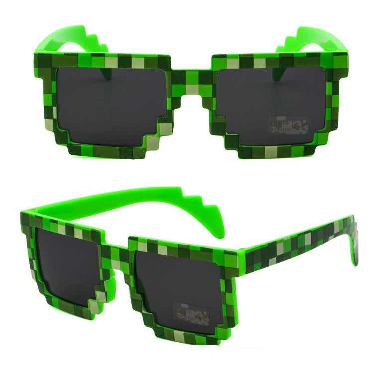 Óculos Infantis Estilo Pixel