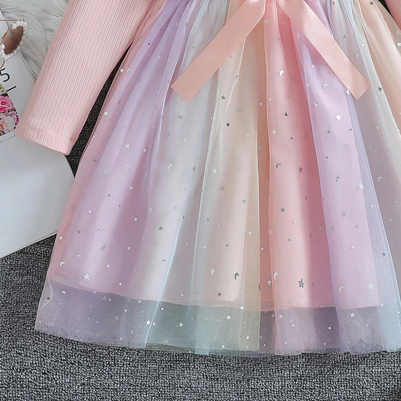Vestido Infantil Princesa de Outono