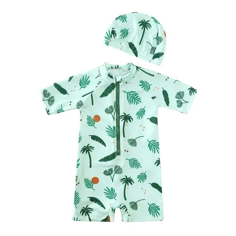 Maiô Infantil UV com Babados