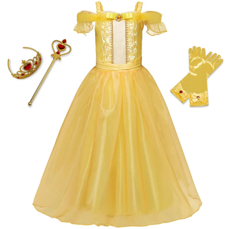 Vestido Princesa Branca de Neve – Infantil
