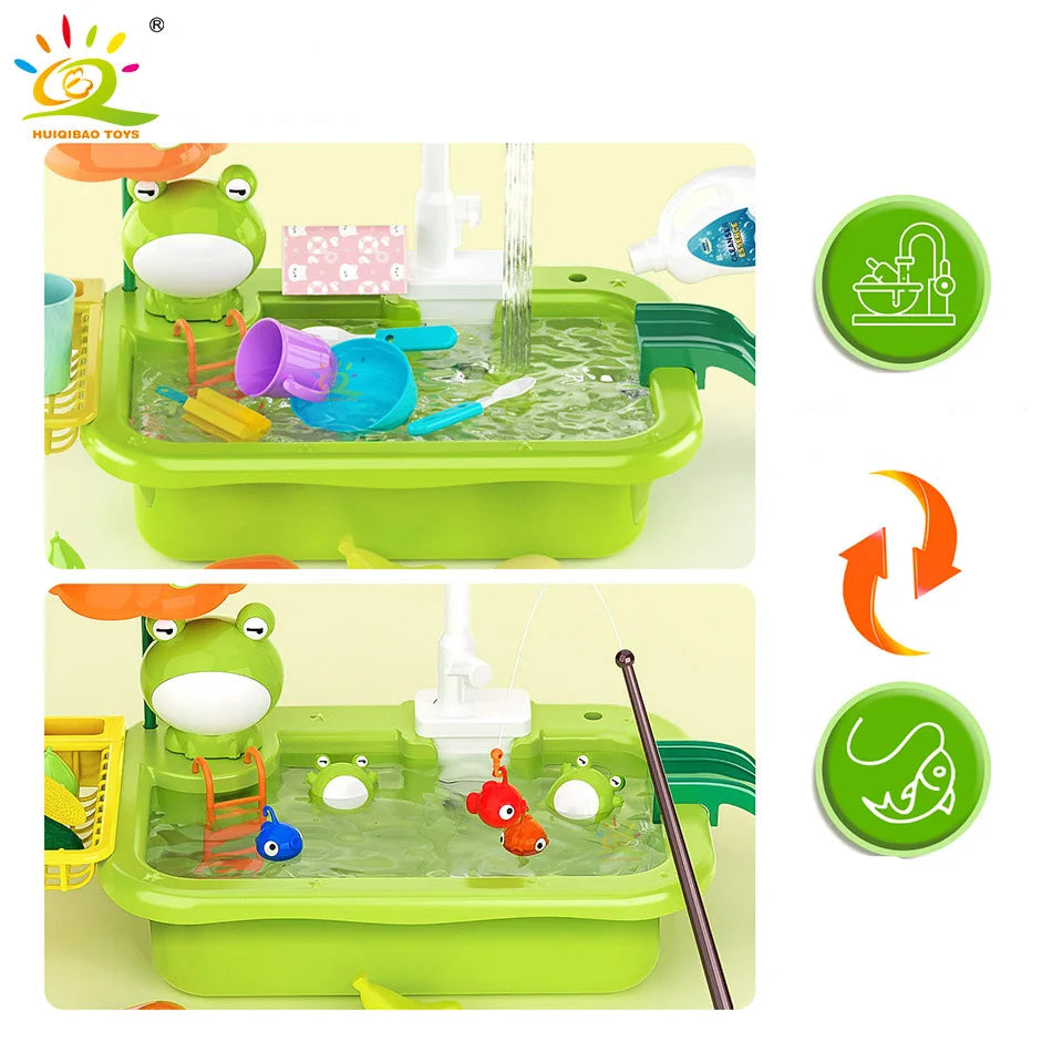 Pia de Brinquedo Infantil com Torneira Elétrica