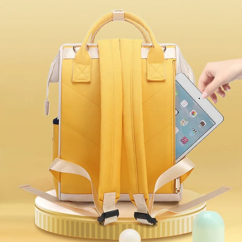 Mochila Maternidade Térmica Multifuncional para Mamãe e Bebê