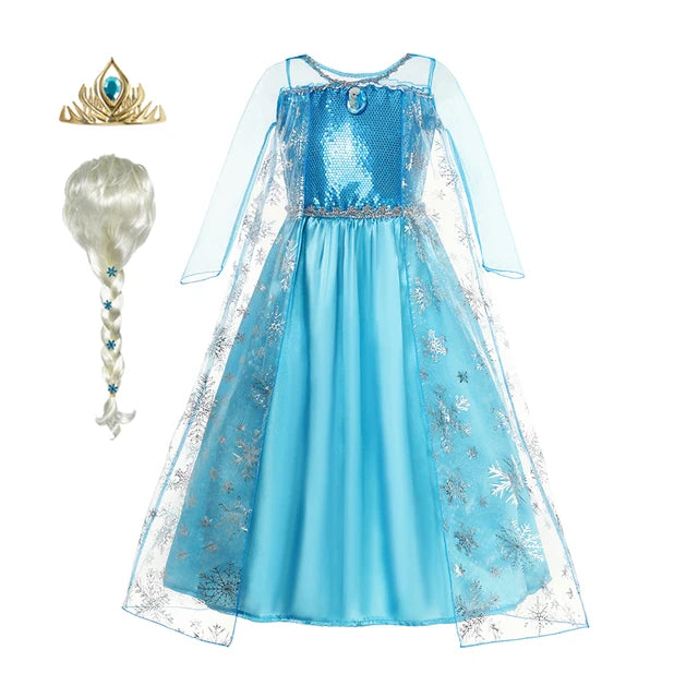 Fantasia Princesa Elsa -Infantil