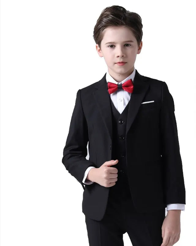 Terno Infantil Xadrez com Gravata Borboleta