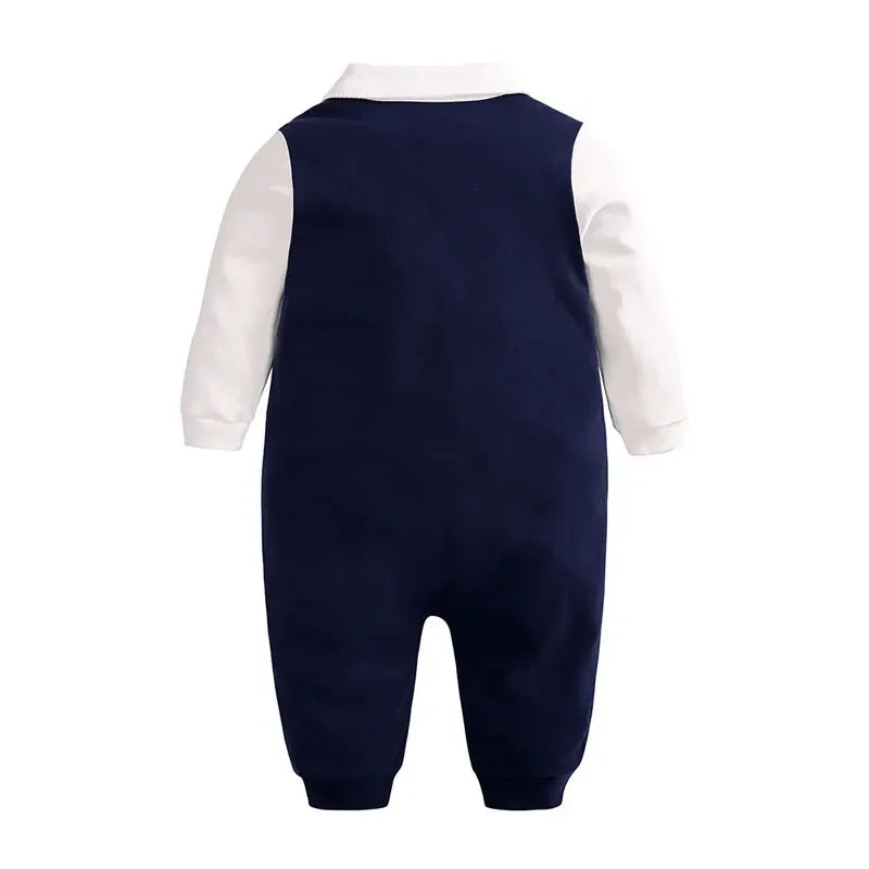 Macacão Social para Bebê Menino