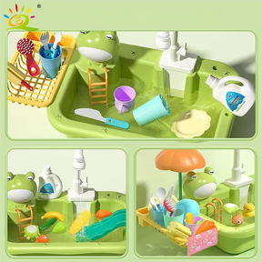 Pia de Brinquedo Infantil com Torneira Elétrica