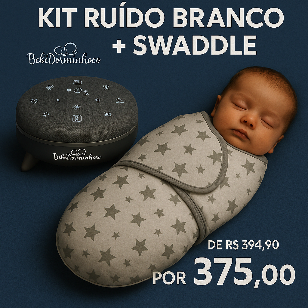 Kit Ruído Branco + Swaddle
