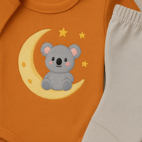 Conjunto Manga Longa - Coala Lunar