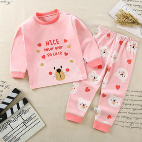 Conjunto Infantil Dinossauro – Pijama Confortável com Blusa e Calça para Meninos e Meninas