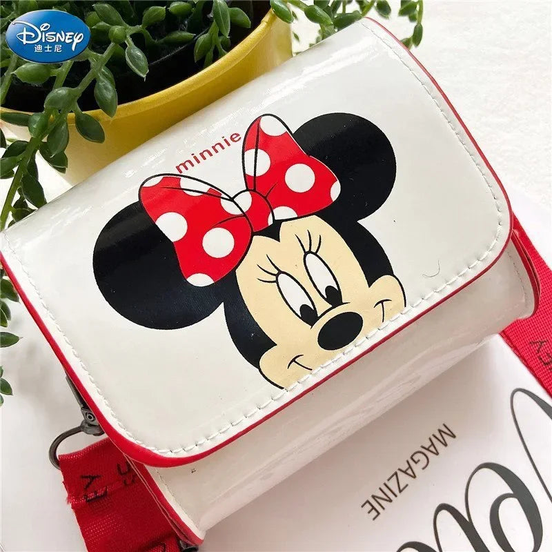 Bolsa Infantil Transversal Disney Mickey – Mini Bolsa de Ombro Feminina | Estilo Cartoon, Fofa e Compacta para Meninas