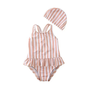 Maiô Infantil UV com Babados
