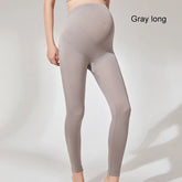 Legging Gestante Cintura Alta Preto e Cinza – Conforto e Sustentação na Maternidade