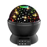 Luminária Projetora Infantil Estrelas e Lua