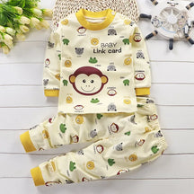 Conjunto Infantil Dinossauro – Pijama Confortável com Blusa e Calça para Meninos e Meninas