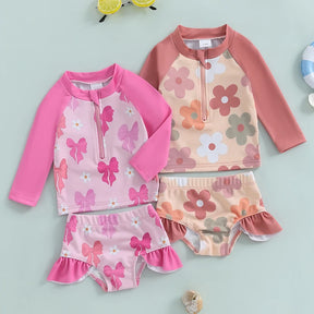 Conjunto Infantil de Praia para Meninas