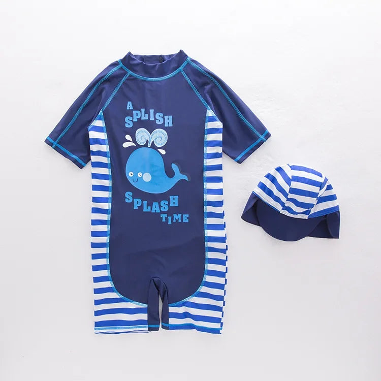 Macacão de Natação Infantil com Proteção UV
