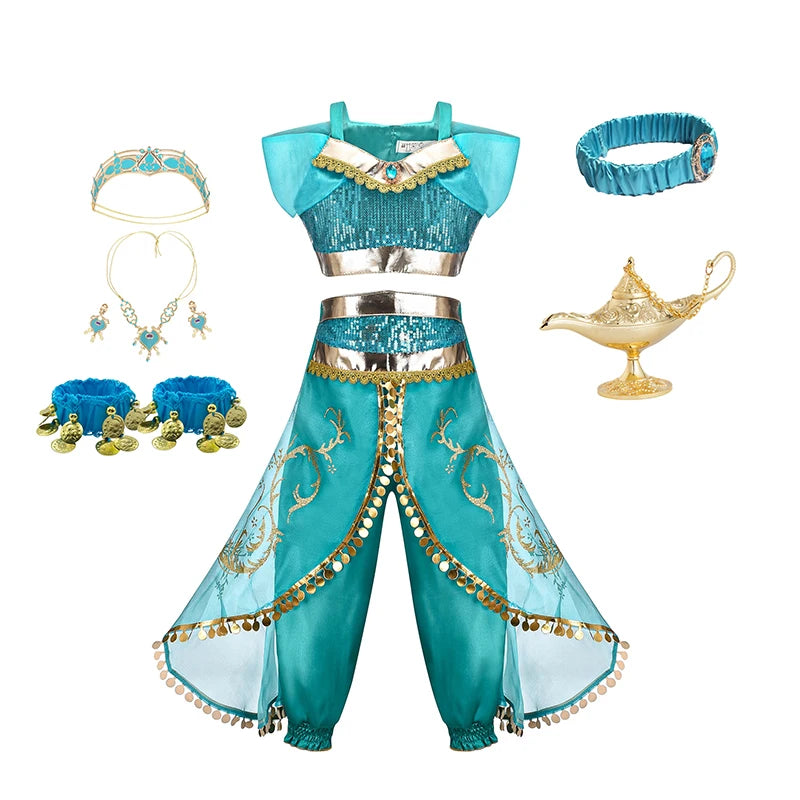 Fantasia Infantil Princesa Jasmine – Festa & Imaginação