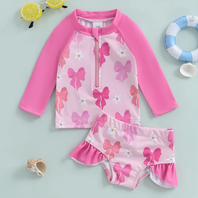Conjunto Infantil de Praia para Meninas